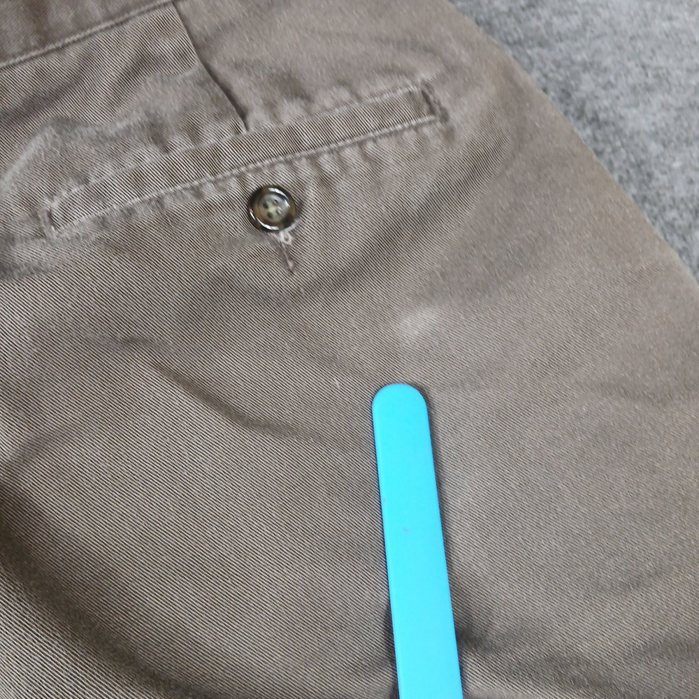 Dockers Chino Pants Mens 38x29 Brown Pleated Cotton Khakis 405616128 - Picture 8 of 9